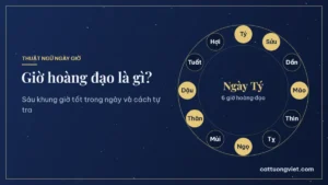 Giờ hoàng đạo là gì, vòng 12 canh giờ với 6 giờ hoàng đạo của ngày Tý