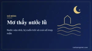Mơ thấy nước lũ là điềm gì và con số may mắn