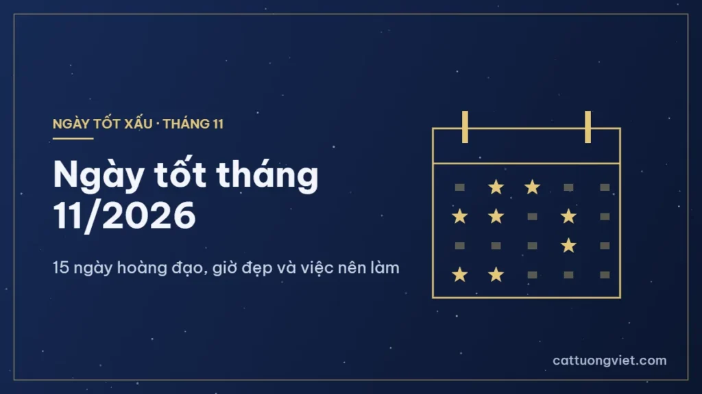 Ngày tốt tháng 11 năm 2026