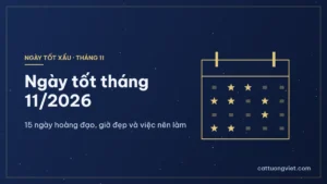 Ngày tốt tháng 11 năm 2026